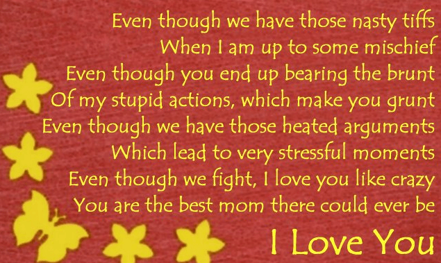 I Love You Poems for Mom 