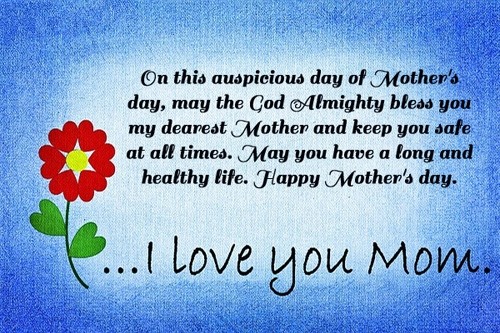 I love you mom you are a strong selfless woman