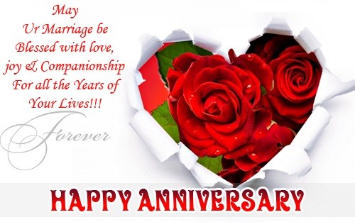Happy anniversary wishes for friends