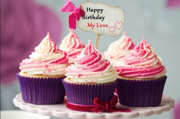 Cute Birthday Cupcake Wishes For Love