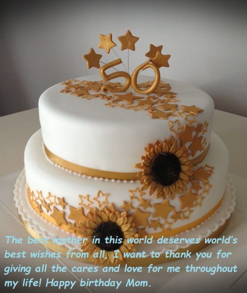 Happy Birthday Cake Wishes Pics For Mom