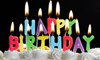 Happy Birthday Wishes With Cake Clipart