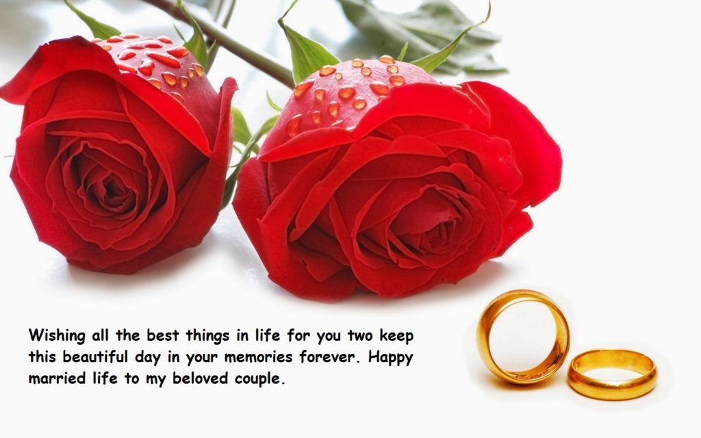 Happy Married Life Greeting Cards Quotes