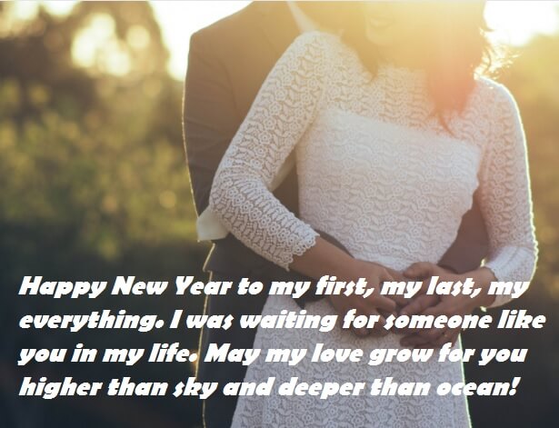 Happy New Year Wishes Message For Lover
