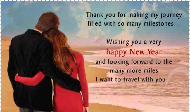 Happy New Year Wishes for Wife 2019 From Husband