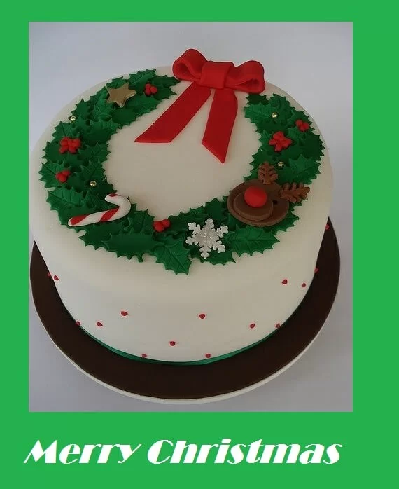 Merry Christmas Cake Images Wishes