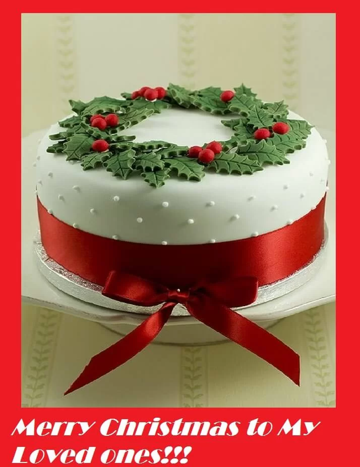 Merry Christmas Cake Sayings Images