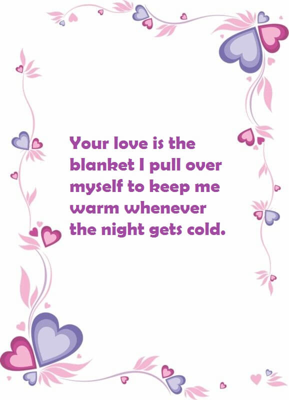 Good Night Romantic Love Quotes For Her