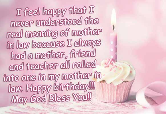 Happy birthday mother in law quotes