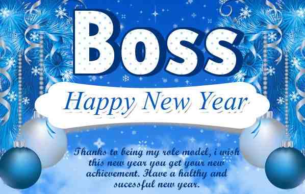 New Year Wishes Quotes For Boss