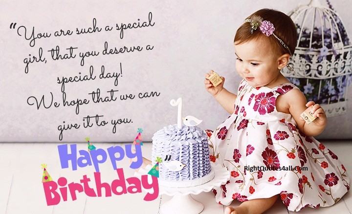 CUTE BIRTHDAY WISHES FOR GIRLS