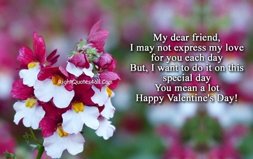 Happy Valentines Day My Dear Friend