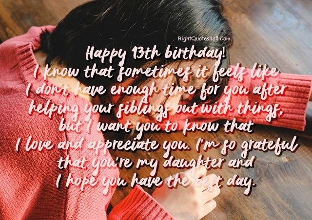 Best Happy 13th Birthday Wishes
