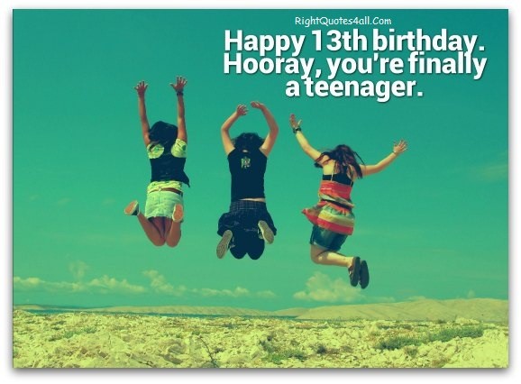 Best Happy 13th Birthday Wishes