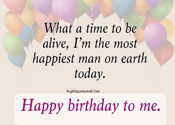 Happy Birthday Wishes to Myself
