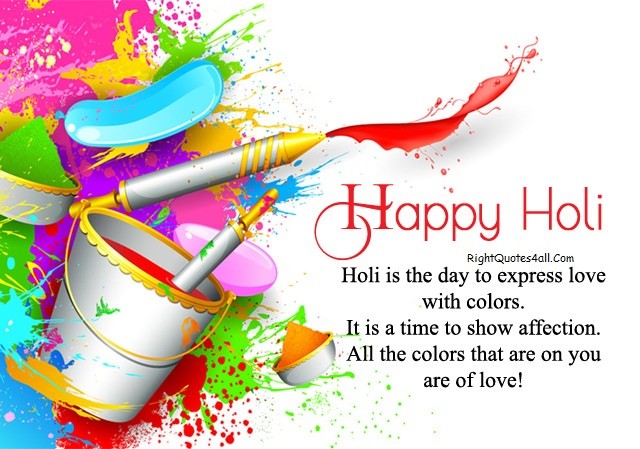 Colorful & Lovely Wishes on Holi