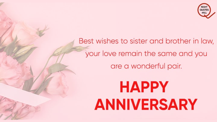 anniversary wishes for sister