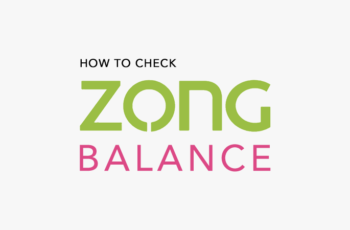 How to check zong balance