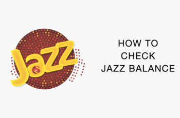 How to check Jazz balance