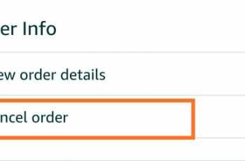 How to cancel an Amazon order?