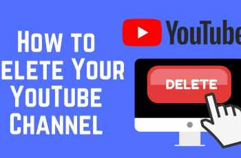 How to delete a youtube channel
